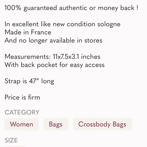 ✅ RETIRED Sologne crossbody Louis Vuitton - Picture 15 of 15